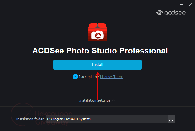 acdsee photo studio pro installation