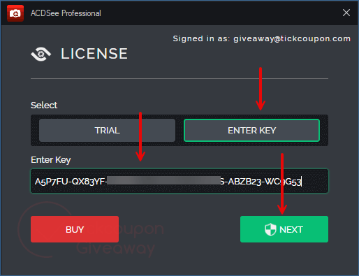 activate acdsee photo studio pro key
