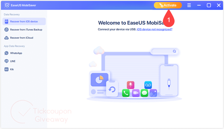 activate easeus mobisaver for ios