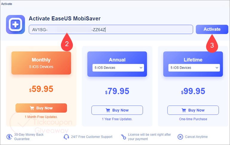 paste code easeus mobisaver for ios