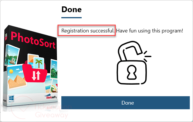 abelssoft photosort registration successful abelssoft photosort registration successful