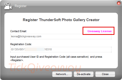 get thundersoft photo gallery creator free