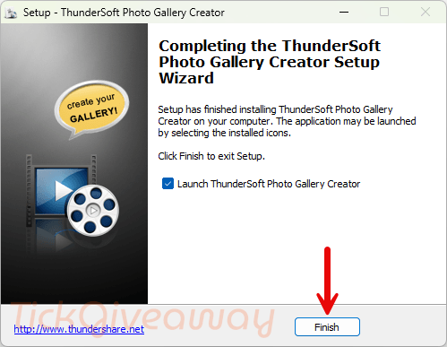 install thundersoft photo gallery creator free