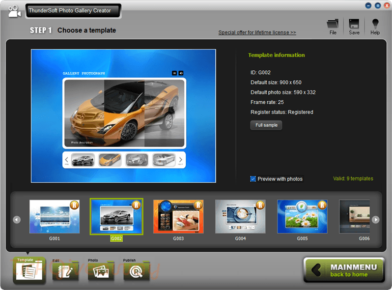 ThunderSoft Photo Gallery Creator