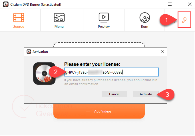 register cisdem dvd burner for windows