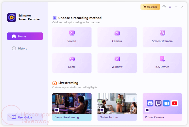 hitpaw edimakor screen recorder screenshot