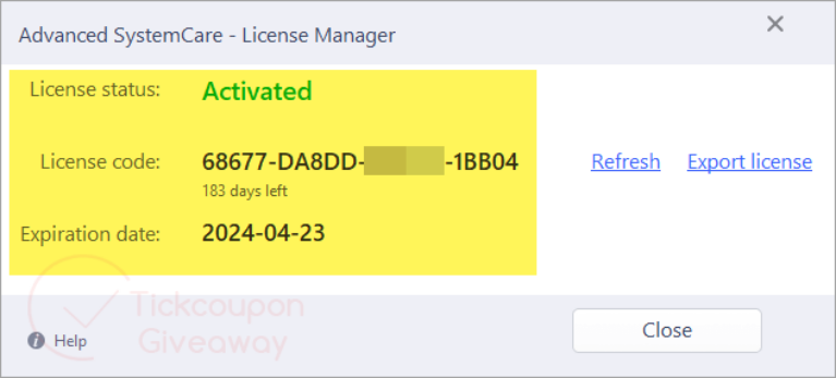 Advanced SystemCare PRO 17 License Key Free Giveaway