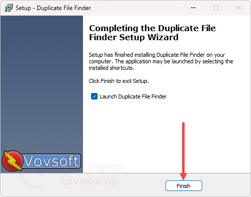 install vovsoft duplicate file finder 1