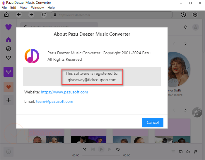 pazu deezer music converter info