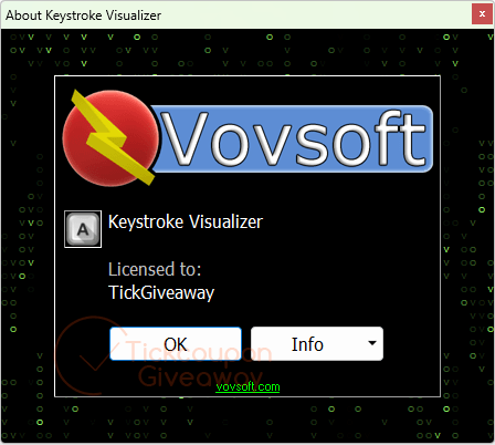 about vovsoft keystroke visualizer free