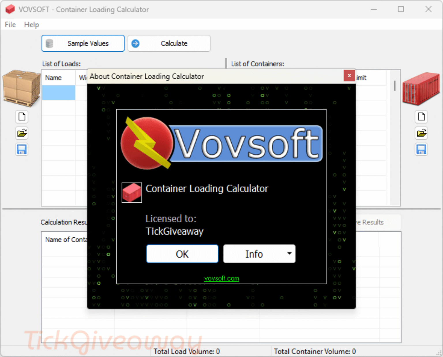 Giveaway: Vovsoft Container Loading Calculator Free Key