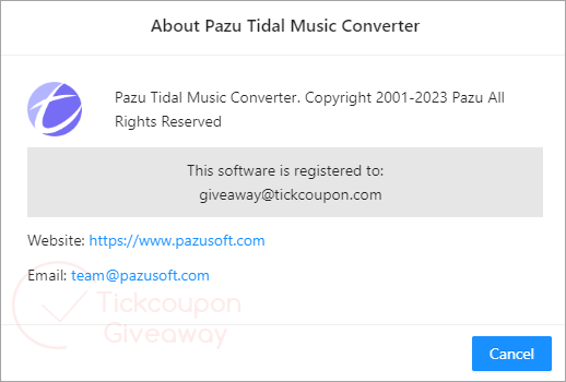 pazu tidal music converter free code