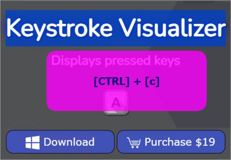 Giveaway: Vovsoft Keystroke Visualizer License Key for Free