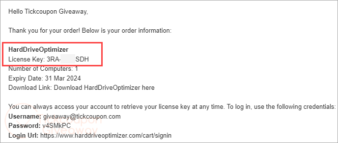 get hard drive optimizer license