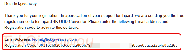 get tipard 4k uhd converter code