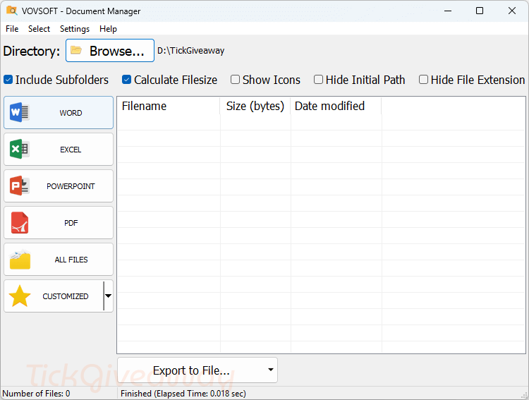 Vovsoft Document Manager