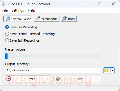 vovsoft sound recorder free license Vovsoft Sound Recorder