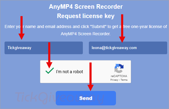 anymp4 screen recorder free giveaway page