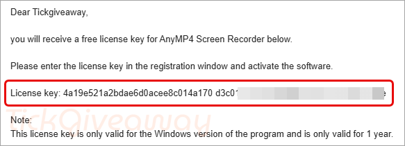 get anymp4 screen recorder code