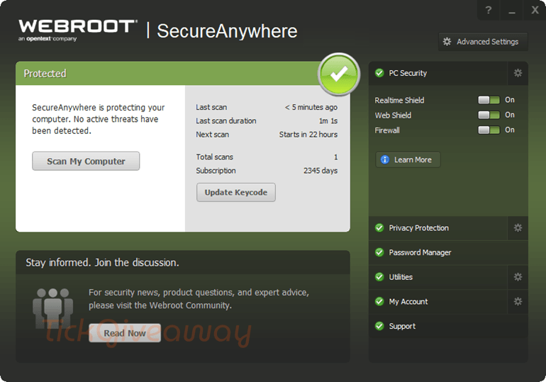 Webroot SecureAnywhere AntiVirus