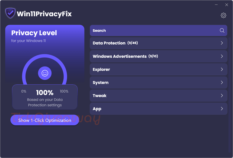 Abelssoft Win11PrivacyFix 