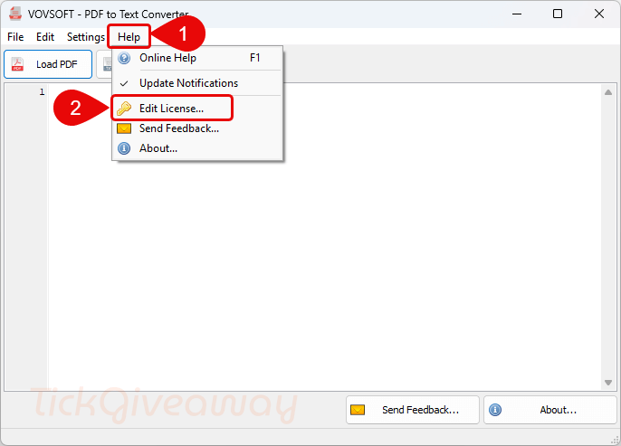 edit vovsoft pdf to text converter license