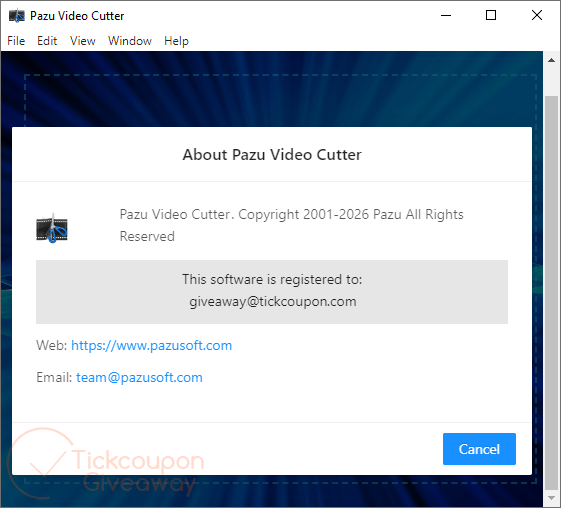 get pazu video cutter key free