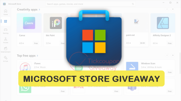 Microsoft Store App Giveaway – Get Paid Apps for Free