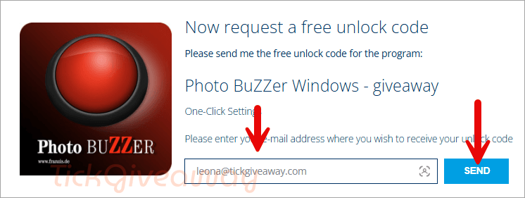 franzis photo buzzer giveaway page