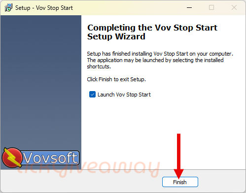 install vov stop start free