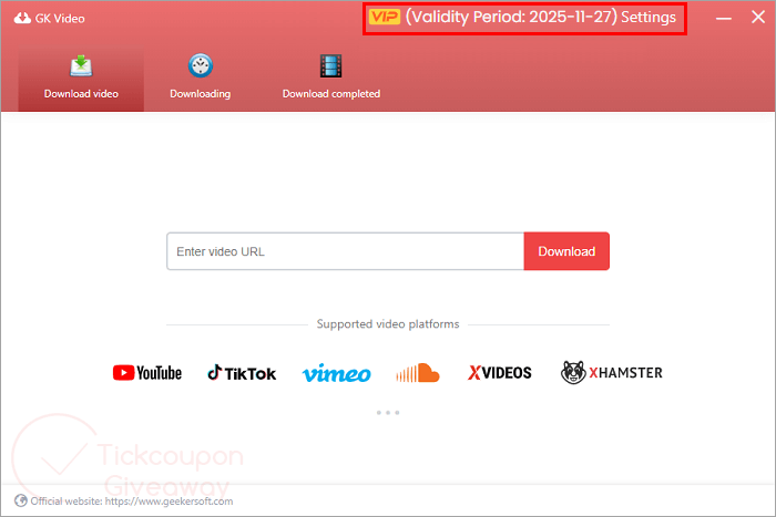 subscription geekersoft gk video free