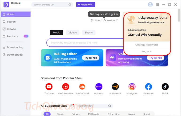 subscription okmusi mp3 downloader free