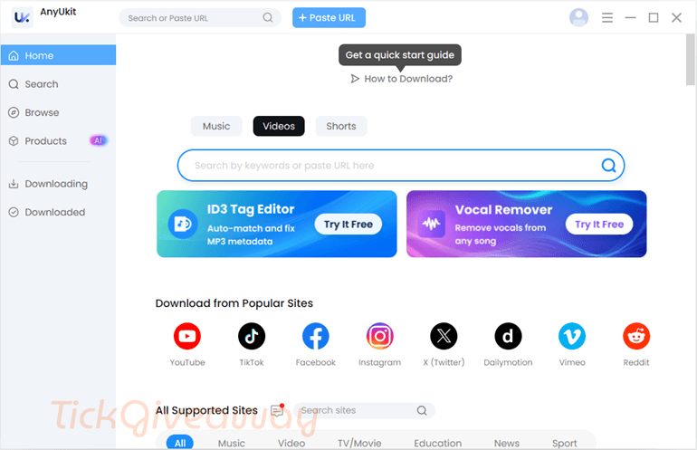 AnyUkit Video Downloader