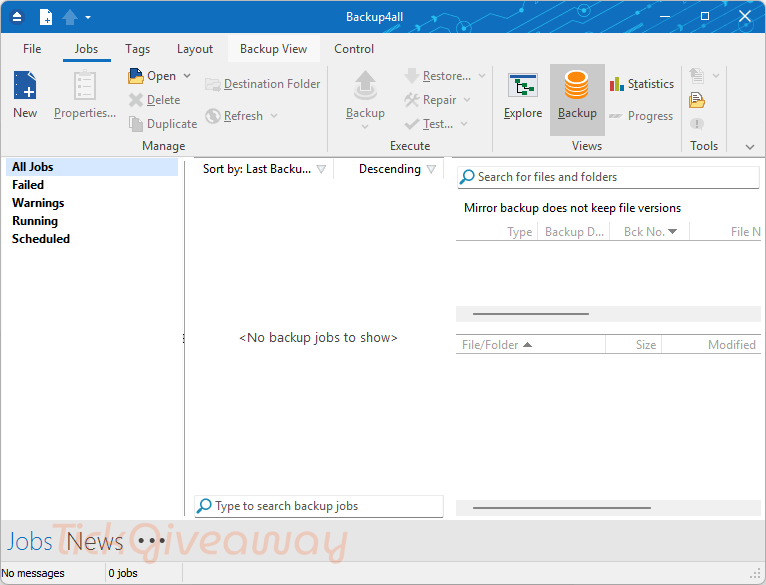 Backup4all Lite 