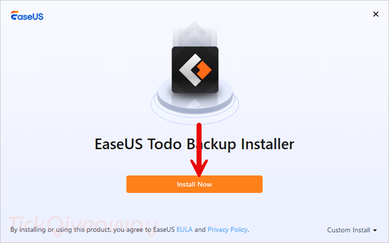 installation easeus todo backup home