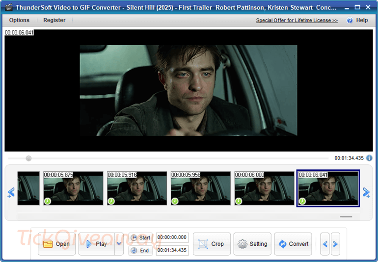 ThunderSoft Video to GIF Converter