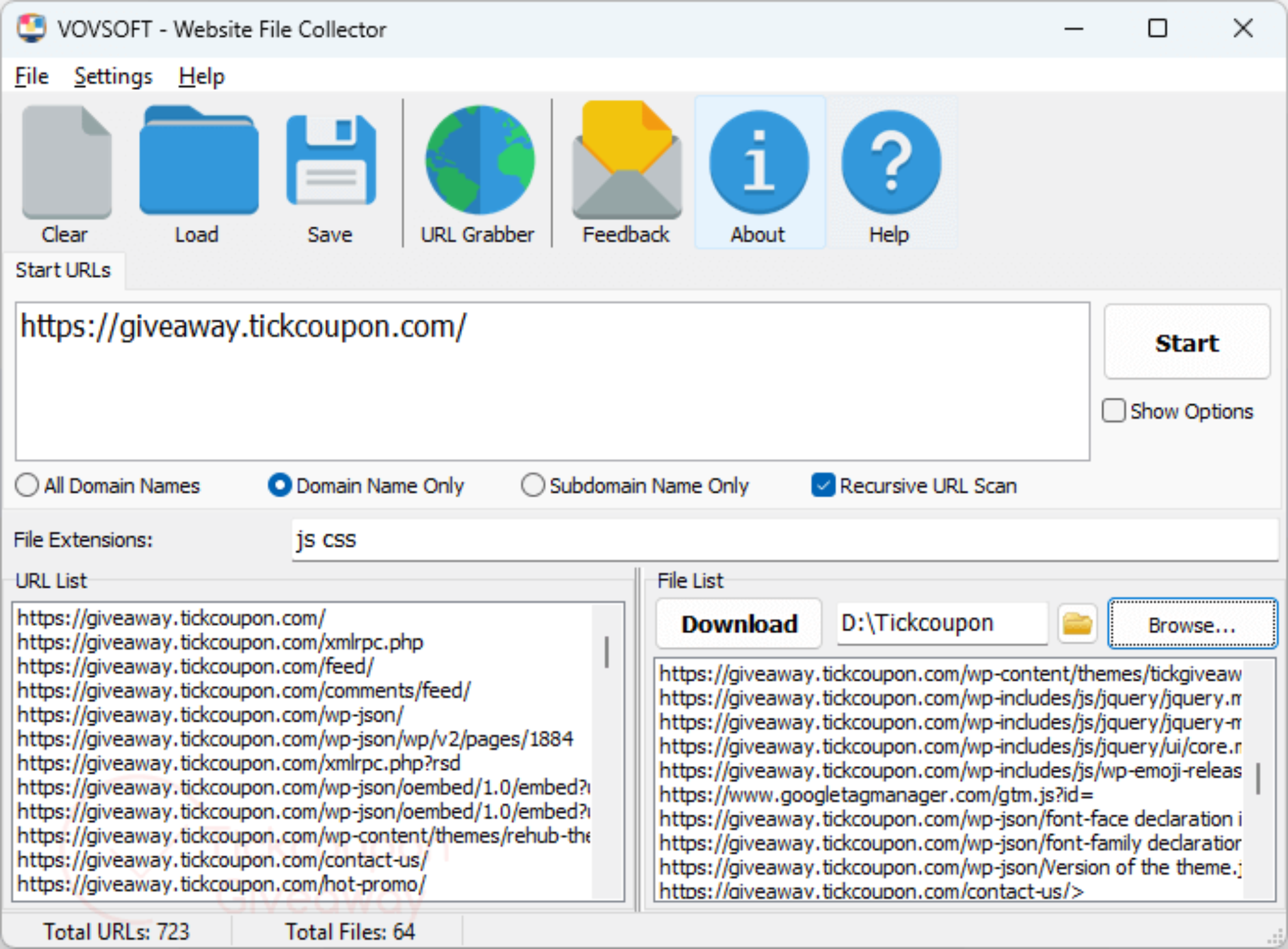 Giveaway: Website File Collector Key Free (100% Discount)