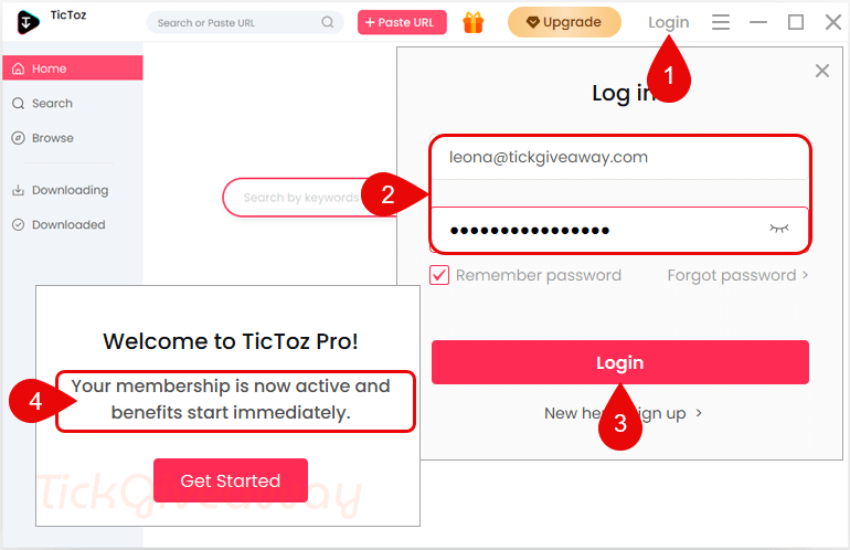 activate tictoz video downloader free