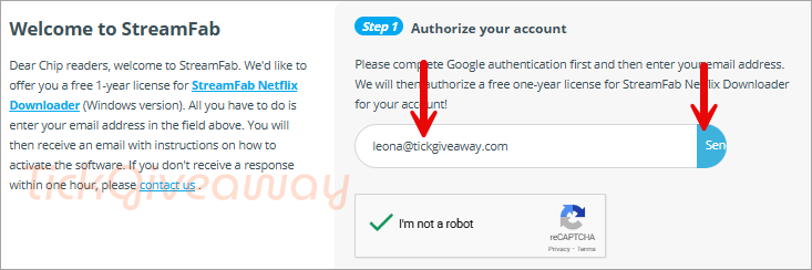 streamfab netflix downloader giveawya page key