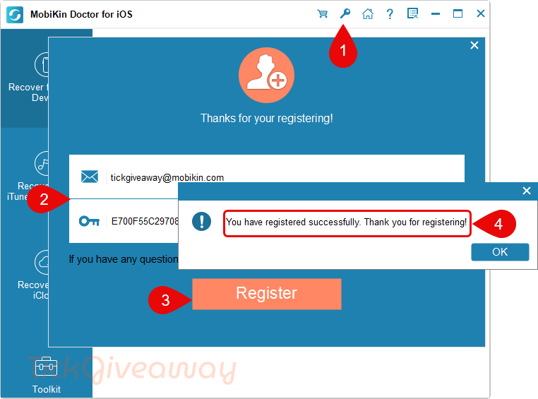 activate mobikin doctor for ios code