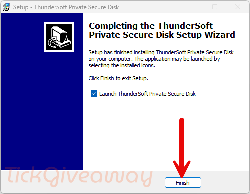 install thundersoft private secure disk free