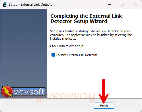 install vovsoft external link detector free