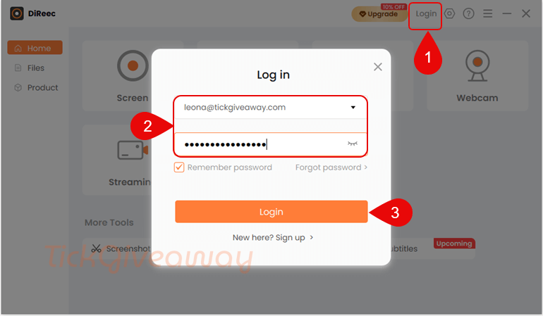 login amoyshare direec screen recorder login amoyshare direec screen recorder