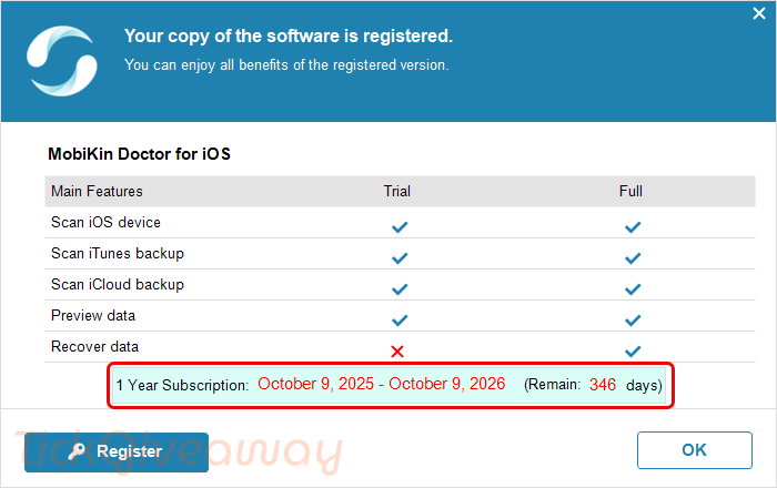 subscription mobikin doctor for ios free 1