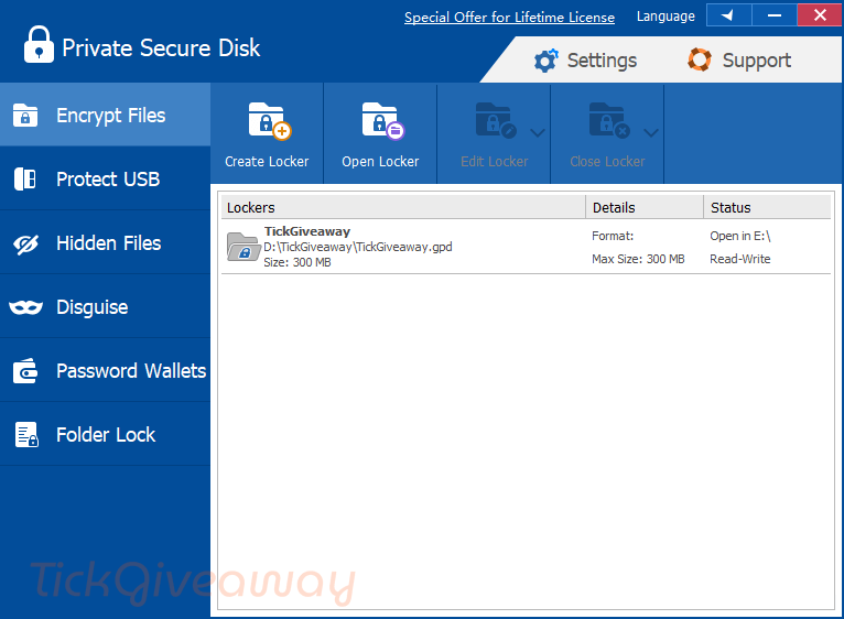 ThunderSoft Private Secure Disk