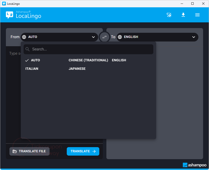 choose language ashampoo localingo choose language ashampoo localingo