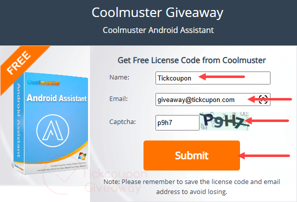 coolmuster android assistant giveaway page