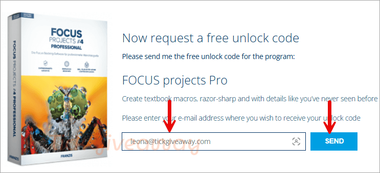 focus projects professional giveaway page
