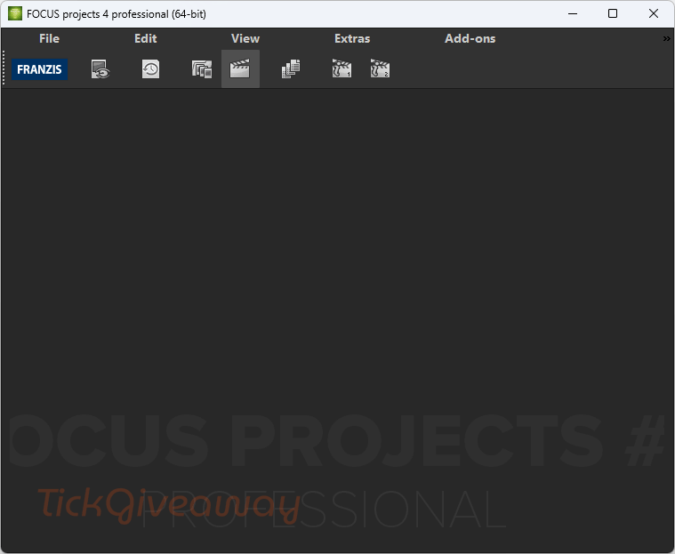 focus projects professional main screenshot