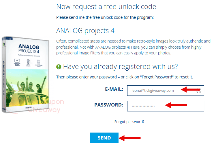 franzis analog projects 4 giveaway page
